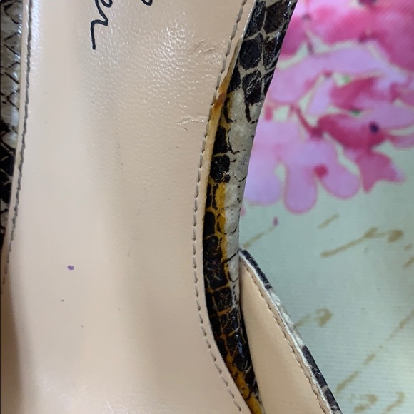 Marc Fisher snakeskin look high heeled shoes 8.5 - Picture 6 of 8